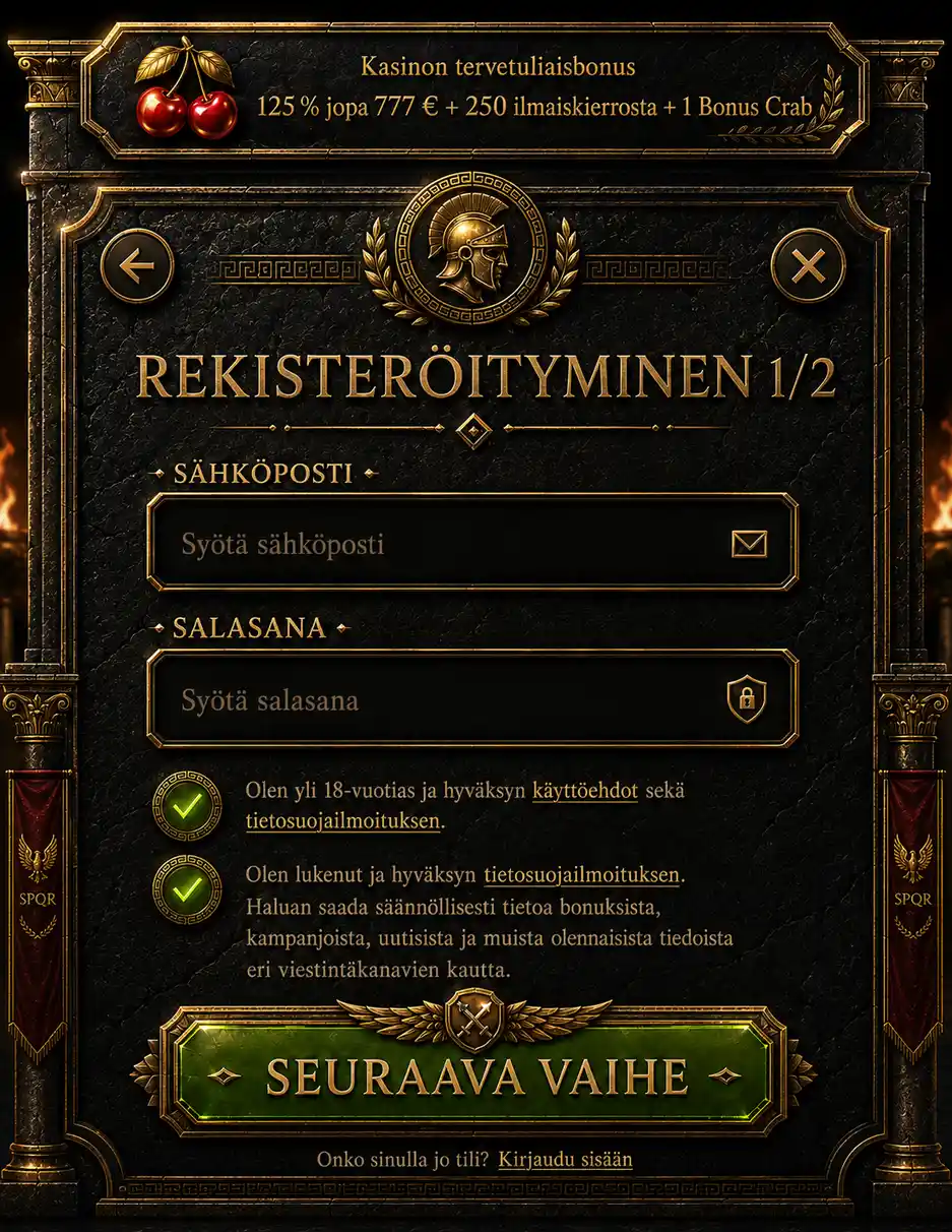 Lanista Casino kirjautuminen – sisäänkirjautuminen ja rekisteröityminen vaihe vaiheelta